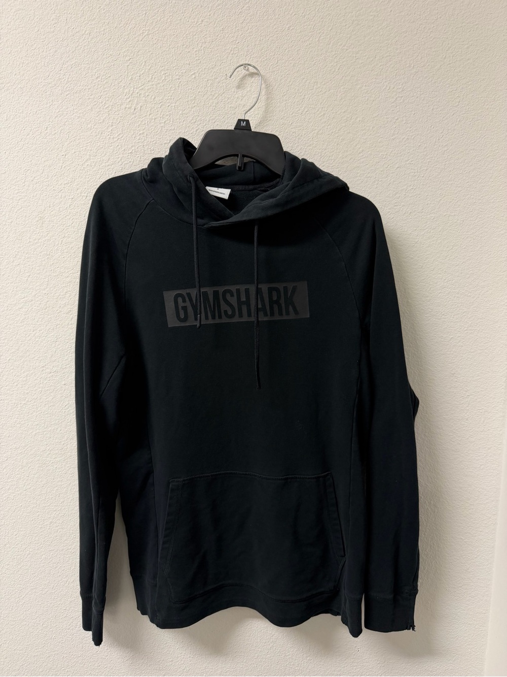 Gymshark Black Logo Pullover Hoodie